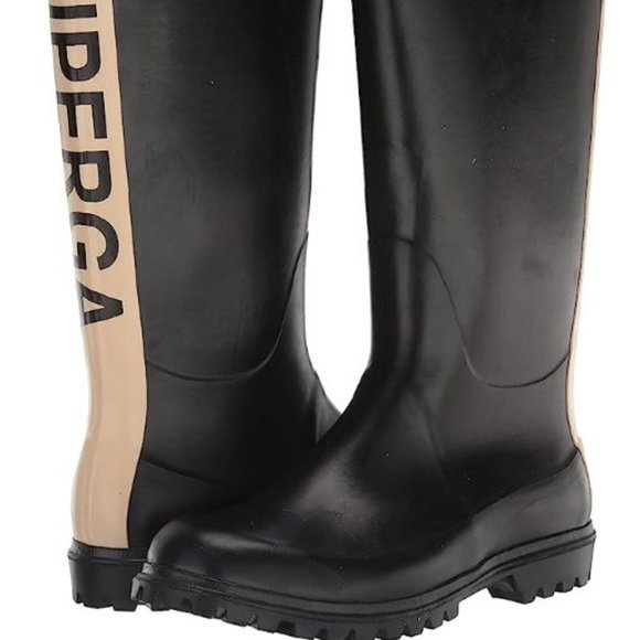 Superga, size 6, tall black boot - Picture 4 of 5